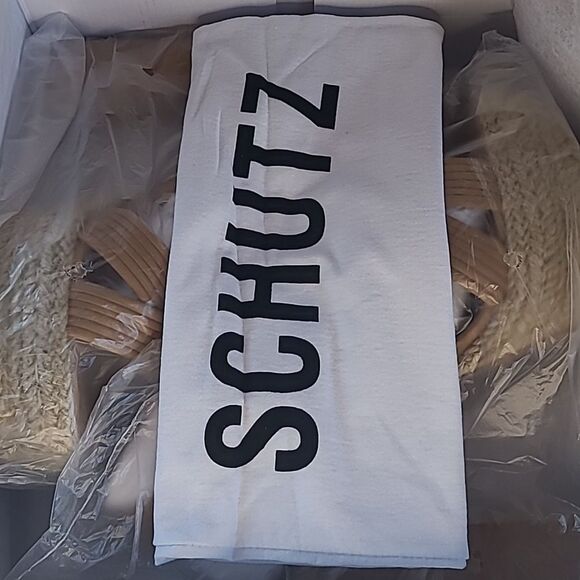 Schutz Blisse Platform Sandal Blisse Platform Jute-Wrapped Heel Sandal Tan Sz 10 - Picture 5 of 11